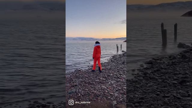 Териберка 🌊 берег Баренцева моря #териберка #murmansk #teriberka #druzhkovifamily_trip #travel смотреть онлайн