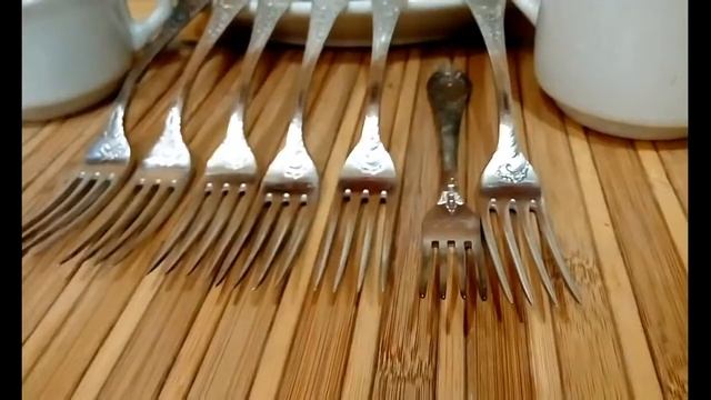 Старинные вилки мануфактуры NORBLIN смотреть онлайн