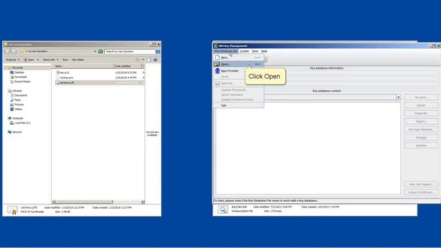 How do I receive a signed certificate from a certificate authority using the iKeyman utility? смотреть онлайн