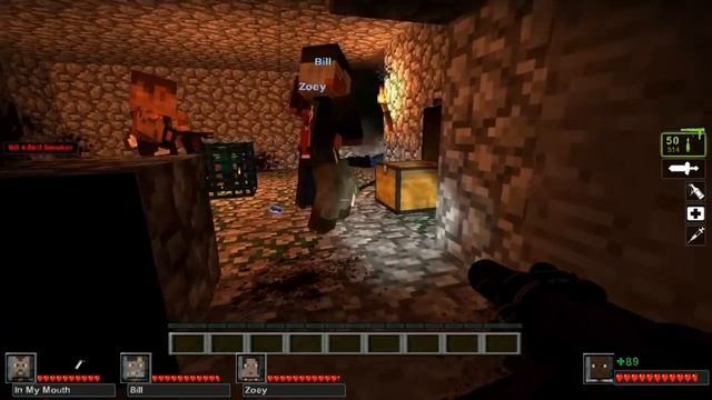 Left 4 Dead 2: Minecraft Style - Caves (Deathcraft II Campaign Part 2) смотреть онлайн