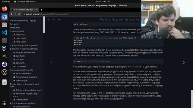 Python/C/C++ developer learns Rust from scratch - Chapter 1 смотреть онлайн