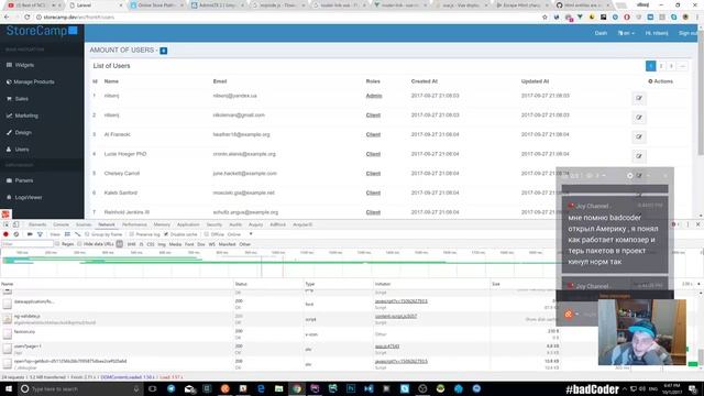 Storecamp! ~ Админка ecommerce - Navigation, Sidebar, Users! Vue + Laravel смотреть онлайн