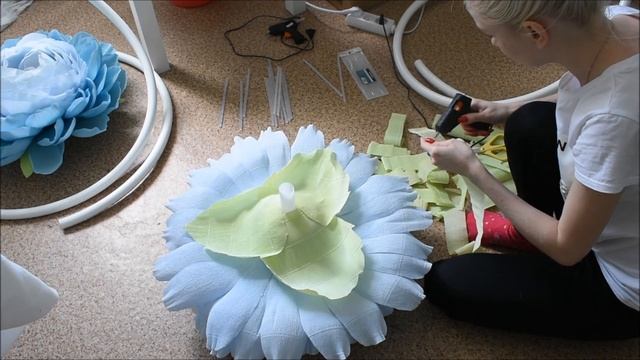 делаю стебли для больших цветов) смотреть онлайн