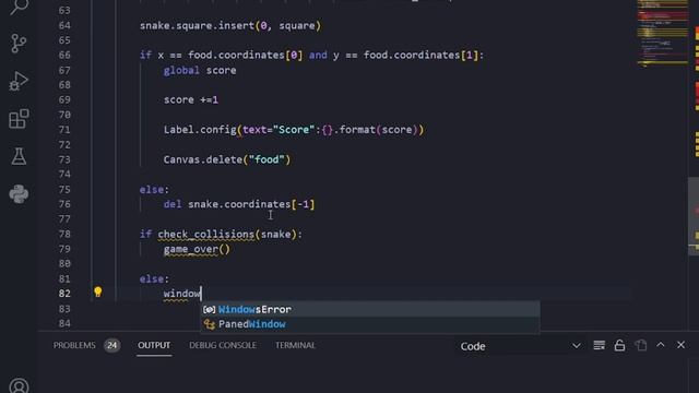 ?Python Snake Game Tutorial - Create Your Own Snake Game with Python (2023) Python Portfolio Projec смотреть онлайн