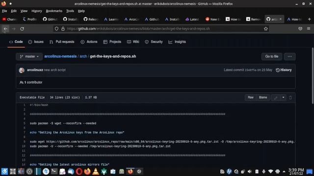 Software available in Nemesis Repository(Bunch of Scripts) of Arcolinux. смотреть онлайн
