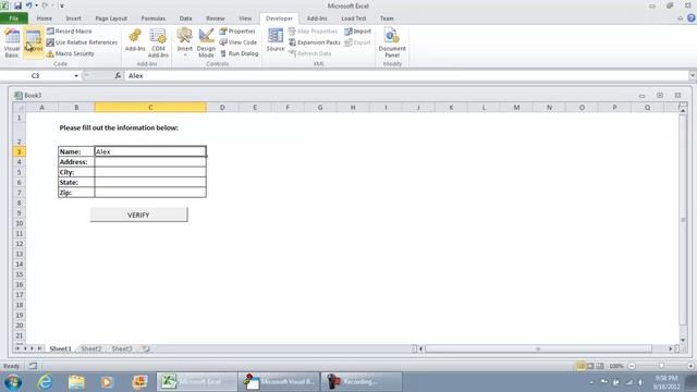VBA Macro to Validate Fields Have Data Entered in Excel 2010 смотреть онлайн