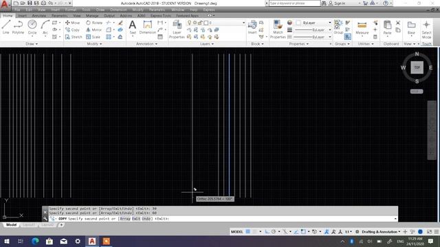 Offset in AutoCAD смотреть онлайн