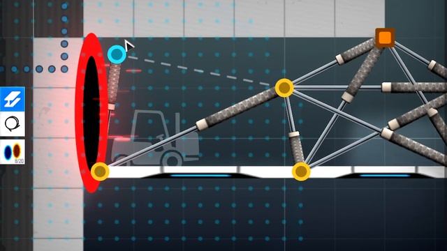 Bridge Constructor Portal - Portal Proficiency тестовая камера 17 Один куб, две кнопки смотреть онлайн