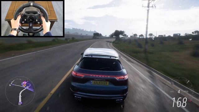 Porsche Cayenne Turbo - Forza Horizon 5 (Steering Wheel logitech g920) Gameplay смотреть онлайн