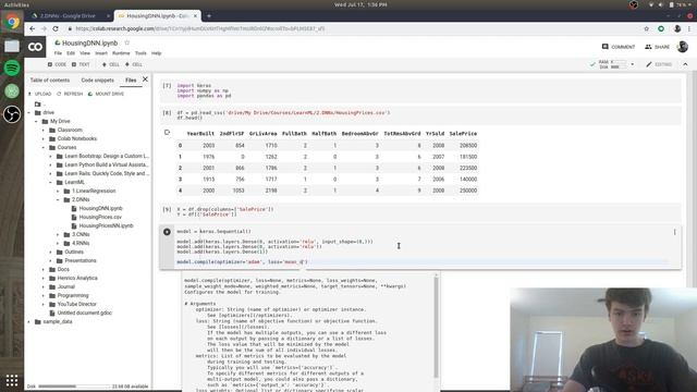 Predict Housing Prices Using a DNN | Learn Keras #3 смотреть онлайн