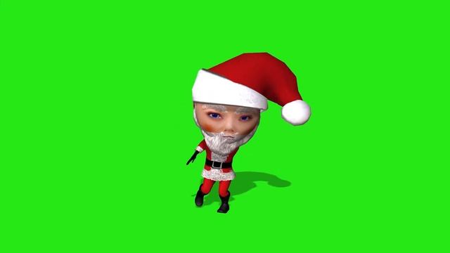Танцы Санта Грин скрин ✅ футажи на зелёном фоне (Green screen dance) ? смотреть онлайн