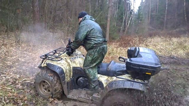 Квадроцикл.STELS 500 GT ЛЕС И КАК ОПЯТЬ МЫ В,,,СЬ)) смотреть онлайн