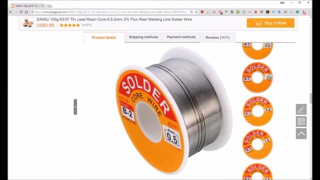 BEST PRICE 2017- DANIU 100g 63/37 Tin Lead Rosin Core 0.5-2mm 2% Flux Reel Welding Line Solder Wire смотреть онлайн