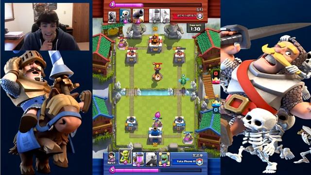Clash Royale TV - Rank 1 VS. Rank 2 In The World - Shoutcasting! смотреть онлайн