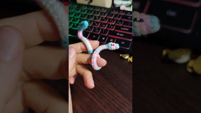Змейка кольцо ❤ Амигуруми ❤ Мастер-классы и игрушки можно приобрести вк ? смотреть онлайн