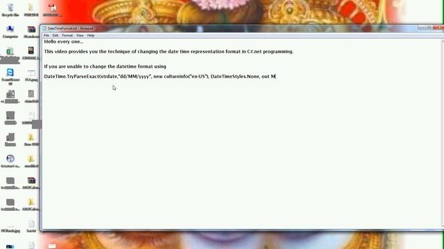 C#.NET DateTime format-TryParseExact смотреть онлайн