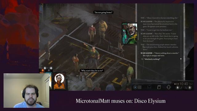 MicrotonalMatt muses on Disco Elysium Part 3 смотреть онлайн