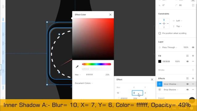 How to make 3D graphics in Figma | Use of shadows смотреть онлайн