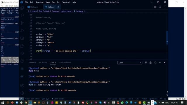 Python - 08 DataType String & Number смотреть онлайн