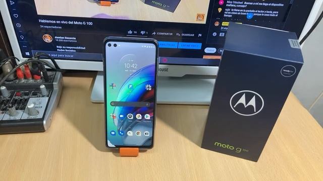Hablemos en vivo del Moto G100 смотреть онлайн