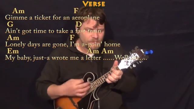 The Letter (The Box Tops) Mandolin Cover Lesson with Chords/Lyrics смотреть онлайн