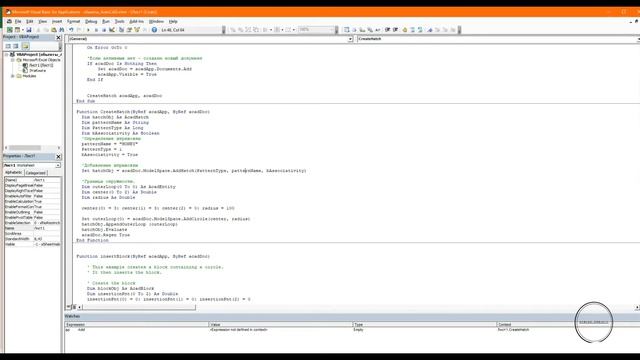 15 Штриховка AutoCAD Excel VBA смотреть онлайн