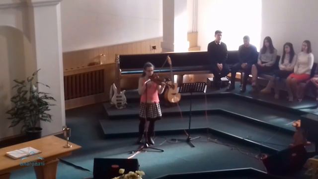 Евеліна Отрощенкова : : гра на скрипці 22,01,2017