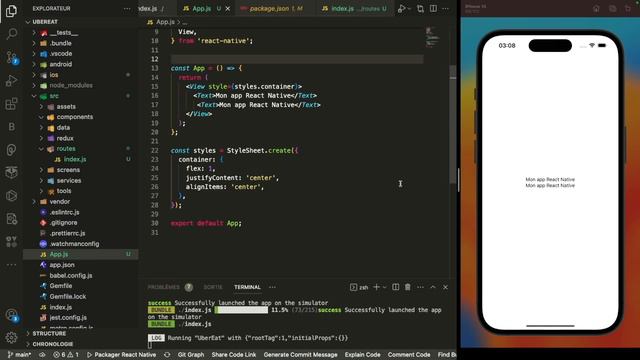 #2 : Construire une App de commande : Création d'une architecture du projet смотреть онлайн