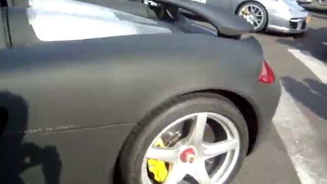 Porsche Carrera GT Matte Black смотреть онлайн