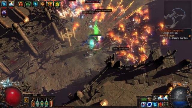 POE The Incursion League. Pit of the Chimera (13 mods). Elemental hit build. смотреть онлайн