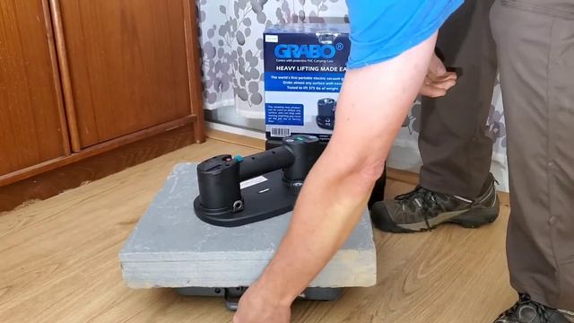 GRABO $250.00 Suction Cup - Lifting Vacuum Tool with Natural Stone - up to 375 lbs. Product Intro. смотреть онлайн