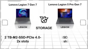 LENOVO LEGION 7 GEN 7 VS LENOVO LEGION 5 PRO GEN 7