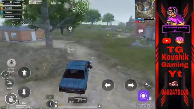 Pubg live TG koushik gaming yt playing in iPad root to 1k subs Royal pass giveaway at 300 subs смотреть онлайн