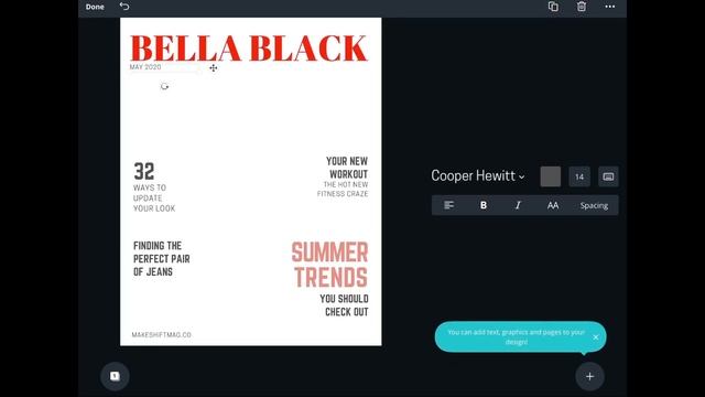 How to Create a Magazine Front Cover Using Canva on iOS (Eduqas GCSE Media Studies) смотреть онлайн