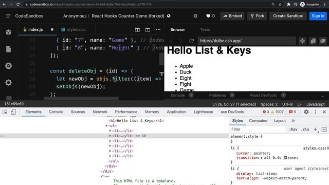 Advance React tutorial in Tamil | React interview question | Lists & keys | In Tamil смотреть онлайн