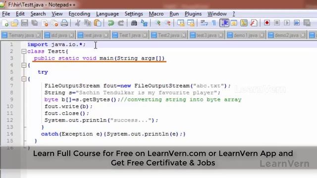 What Is File input and output in Java? | LearnVern смотреть онлайн