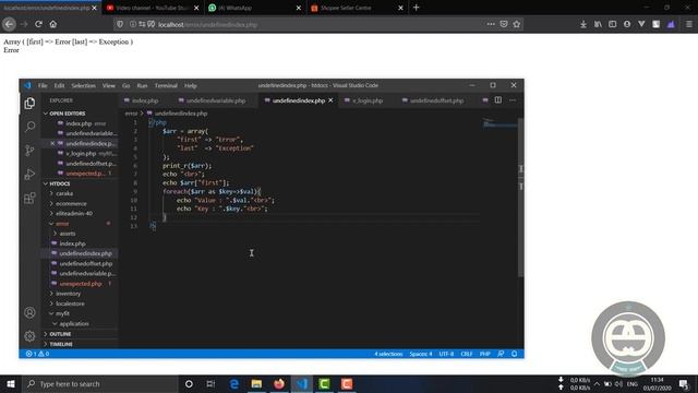 Error PHP ~ Undefined Index смотреть онлайн