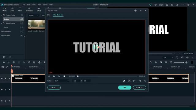 ZOOM Through Text INTRO or TRANSITION In Filmora X Tutorial 2021 смотреть онлайн