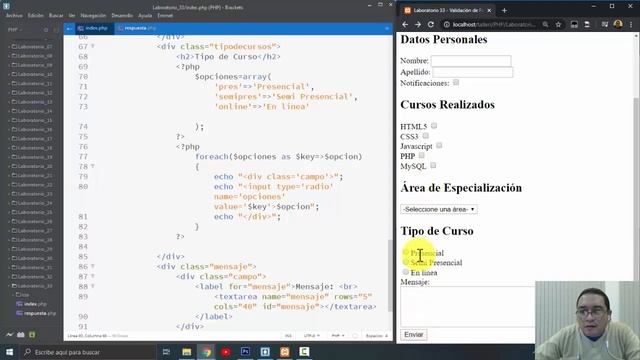 Video 33 - Validando Formularios con PHP Validando Valores de un Radio Button смотреть онлайн