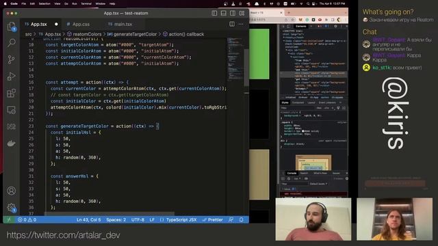 Игра на reatom 3.0 с Artalar #3 смотреть онлайн