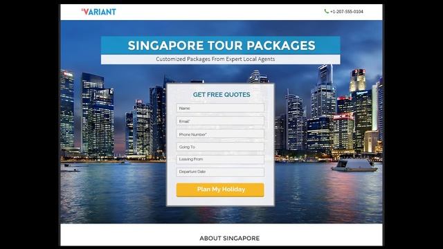 Variant - The Landing Page WordPress Theme смотреть онлайн
