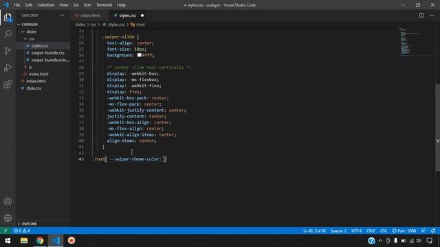 03 Cambiar el color de las flechas y la paginacion swiperjs смотреть онлайн