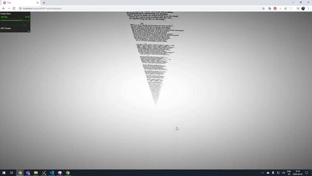 MSDF text rendering performance demonstration смотреть онлайн