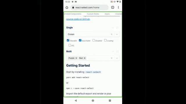 react-select with Talkback, Chrome on Android смотреть онлайн