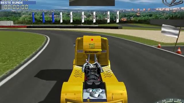 Lets Play Mercedes Benz Truck Racing #029 Unfall смотреть онлайн