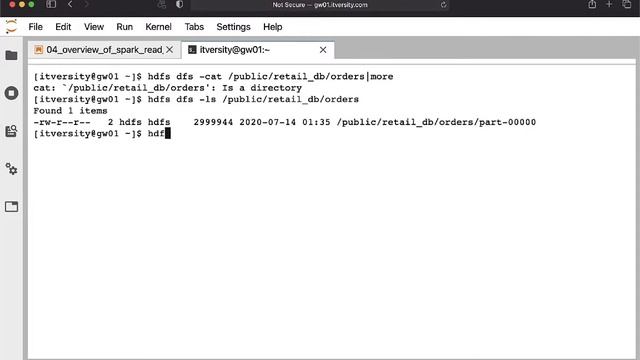 Apache Spark Python - Data Processing Overview - Overview of Spark Read APIs смотреть онлайн
