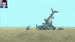 Мегалодон против Горилла с Буловой | Кто сильнее? Animal Revolt Battle Simulator