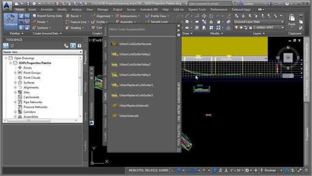 AutoCAD Civil 3D 2015 Tutorial | Tool Palettes смотреть онлайн