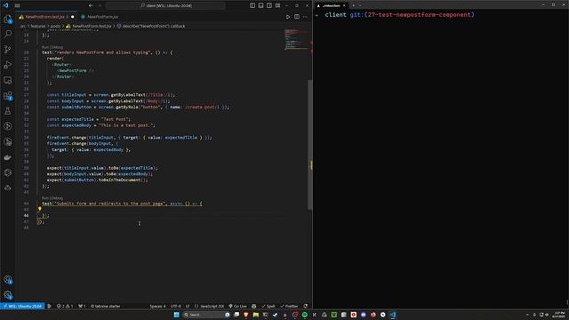 Testing the New Post Form in React on Rails Part 14 смотреть онлайн