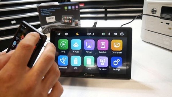 Install Apple carplay Android Auto in any car Super easy ! Carpuride 9 inch